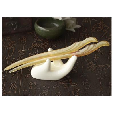 China Handmade classic style ebody natural wooden hair pins for women girls hair decoration for sale