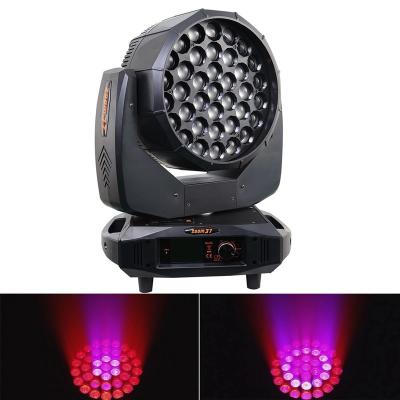 China High Quality Powerful Stage 37pcs 650ww Rgbw 4in1 Zoom Led Wash Moving Head Light Moving Head Light for sale