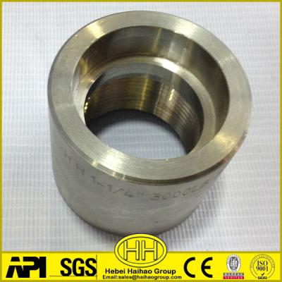 China Petroleum NPT/BSP Stainless/Carbon Steel Socket Weld Pipe Coupling, Half Threaded/Full Coupling for sale