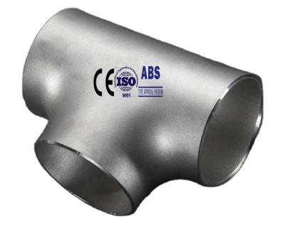 China PED And ISO ANSI B16.9 Butt Welded Tee With Pipe Fittings Equal for sale