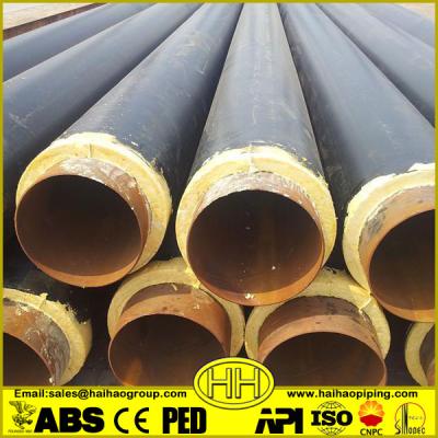 China OIL PIPE Polyurethane Thermal Foam Insulation Steel Pipes for sale