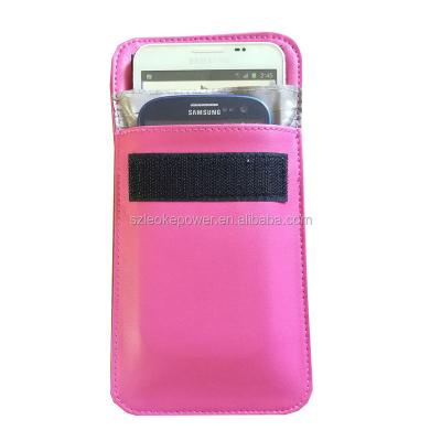 China Anti-Radiation Radiation Interferen Shielding RFID Signal Blocker Anti-Radiation Phone Pouch for sale