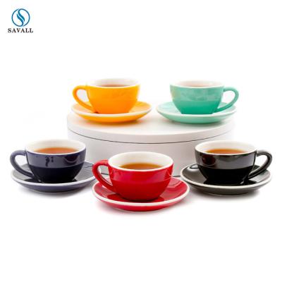 China Savall HoReCa Star Hotel Restaurant Cappuccino Coffee Mug Coffee Set Coffee Table Set Bone China Ceramic Cups Set for sale