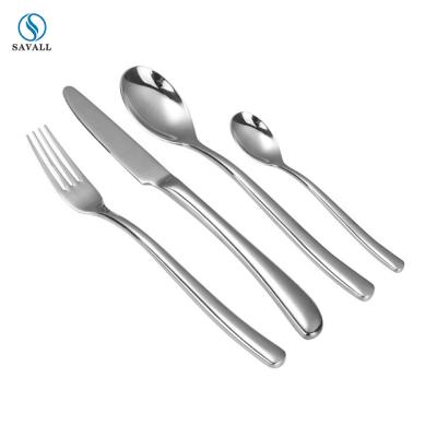 China Factory Direct Sale Viable Savall HoReCa Thicken Originality Stainless Steel Kitchen Knives Fork Spoon Knife Set For Hotel Restaurant for sale