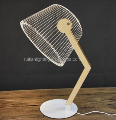 China New style industrial modern table lamp desk lamp for study room for sale