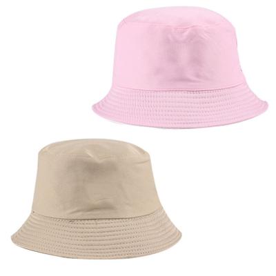 China Resist Ultraviolet Ray Bucket Hat Custom Wide Brim Double Sided Bucket Hat For Adults for sale