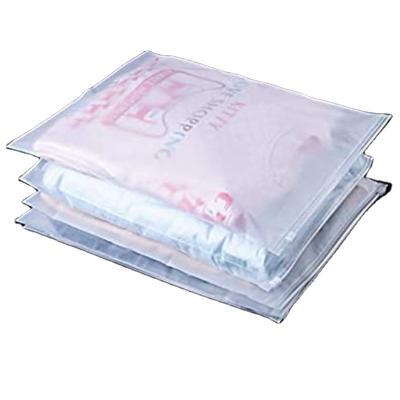 China Recyclable Factory Customize OPP Poly Bags Clothing Zipper Packaging Frosted Poly Bags for sale