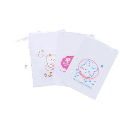 China OEM Recyclable Zipper Zipper Storage Bag Transparent Frosted Plastic Bag For Babies And Kids for sale