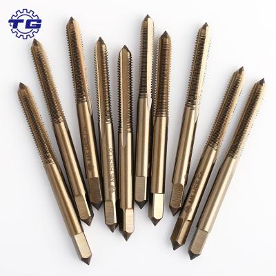 China HSS M35 Jiangsu TG Manufacturers H S S Co 5 M 5 Straight Flute Metric Machine Thread Tap for sale