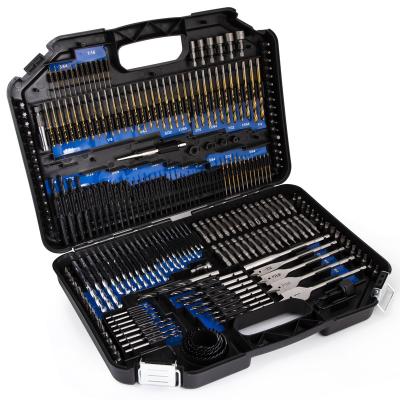 China Factory Wood Carbon Steel Manufacturer TG 246 Pcs Drill Bits High Speed ​​Steel Tool Kits For Drilling for sale