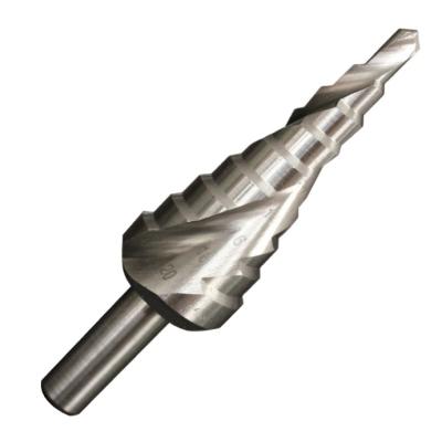 China Metal Drilling TG Tools Manufacturer HSS Spiral Groove Step Drill Bits Drill Tool for sale