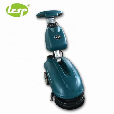 China Hotels Walk Behind Battery Cleaning Machine Electric Floor Cleaning Scrubber for sale