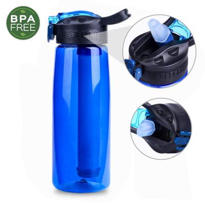 China Easy Operation Sports Rain Scrubber Bottle Custom Logo Household  Water Purifier for sale