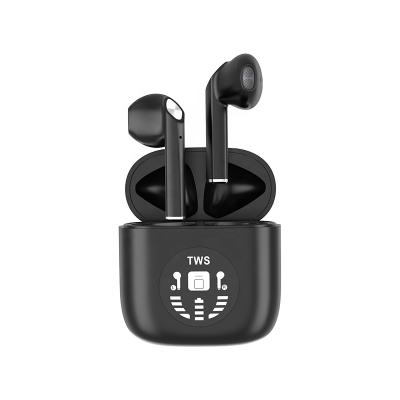 China 2021 New In-ear Mini Bluetooth Wireless TWS Headset LED Display Radio Charging Touch Control Earbuds for sale