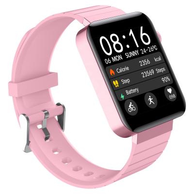 China Newest Touch Screen Amazon Smart Watch Sports Bracelet Wristband Fitness Tracker Health Sports Watch Pink for sale