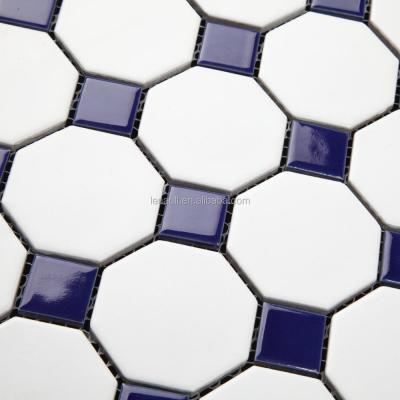 China New Traditional Items Hexagon Shape Ceramic Tile Mosaic For Exterior Walls for sale