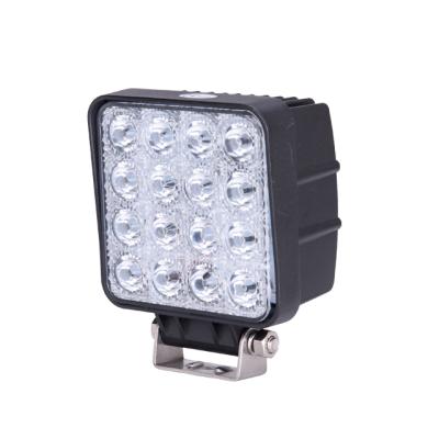 China Aluminum alloy led off road light 48w high power led work light led truck work for sale