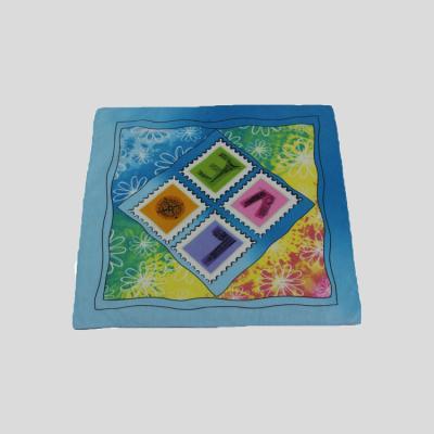 China Bandana Custom Design Cheapest Square Print Polyester Bandana For Promotions Gift for sale