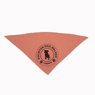 China Viable Wholesale Cheap Adjustable 100% Cotton Triangle Scarf Pet Bandana For Dog for sale