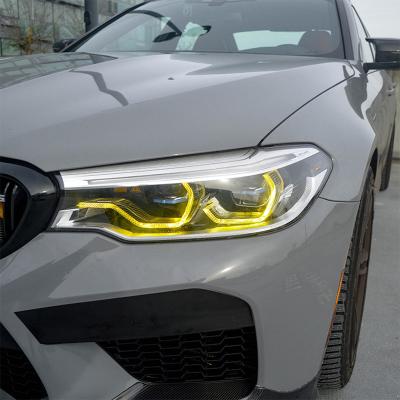 China Luxury Daytime Running Lights LED Panel For BMW 5Series G30 F90 M5 CSL Yellow Lemon Gold DRL Lamp Headlight Source Module Pluy Running Game for sale