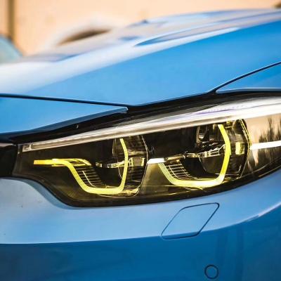 China Luxury Daytime Running Lights LED Panel For BMW M3 M4 F80 F82 F83 CSL DRL Lemon Yellow Running Light Source Module Plug and Play for sale