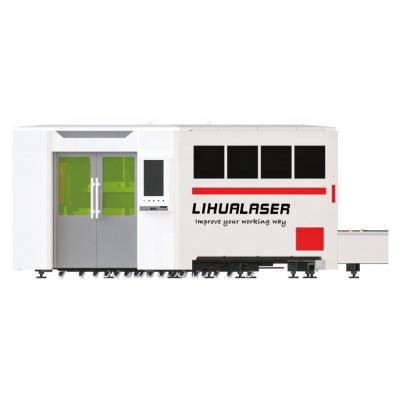 China Lihua 1kw 1.5kw 2kw 3kw 4kw 4.5kw 5kw 8kw 30kw 2mm 20mm Water Cooled Lihua Metal Carbon SS Fiber Laser Cutting Machine for sale