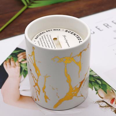 China Hot Selling Amazon Scented Luxury Natural Cotton Wick Scented Candle Organic Soy Scented Candles In A Glass Cup for sale