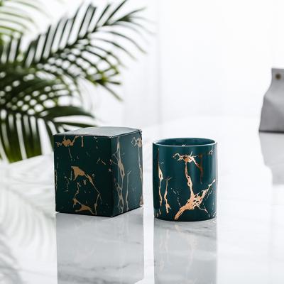 China High Quality Luxury Handmade Scented Home Decoration Scented Scented Marble Candle for sale