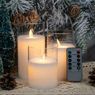 China LED Simulation Paraffin Wax Candle Bar Wedding Restaurant Guide Sway Electronic Flameless Fake Candle Flameless Lamp for sale