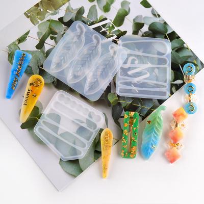 China Mold DIY Hair Pin Mold Arts Resin Jewelry Craft Clip Viable Making Epoxy for sale