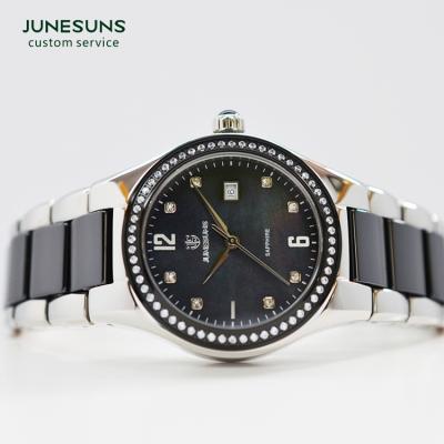 China New Design 5ATM Popular Original Waterproof Stainless Steel Custom Automatic Date Watches Quartz Watches for sale