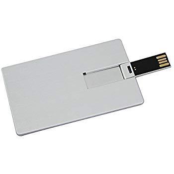 China Flash Drives Usb 4GB 8GB 16GB 32GB LOGO Custom Metal Card USB Business Card Usb Metal Card USB Drives for sale