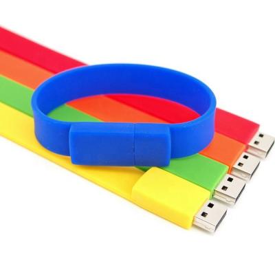 China Animal Custom Logo Silicone Wristband Training Wristband USB Pen Flash Drive 8gb 16gb 32gb for sale