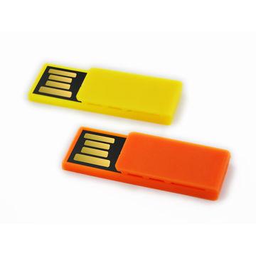 China Custom Mini USB Drive Plastic Flash Drive Paper Clip Style USB Flash Drive With Logo Design for sale