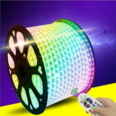 China Factory price for Residential/HOTEL/LANDSCAPE Hanlux 12V 2835/5050 RGB ip20/ip65 led strip lights with remote full spectrum led strip for sale