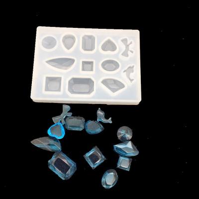 China Marine Starfish Disposable Environmental Crystal Mold Shell Gel Drop Silicone Resin DIY Earring Decoration Pendant Mold for sale