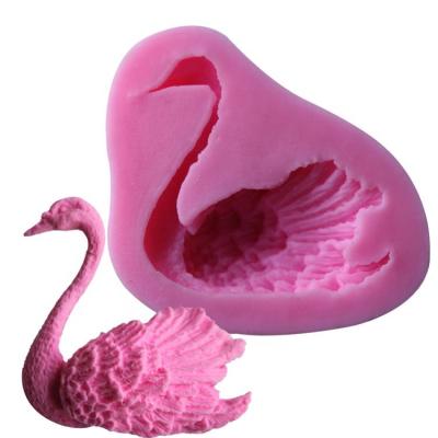 China Disposable DIY Silicone Mold Cake Tool Cookie Mold Swan Cake Mold Cake Decorating for sale