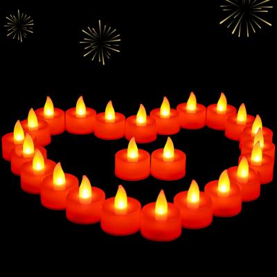 China Customized Wedding Candle Lighting Wedding Plastic Crafts Electronic Flash Candle for sale