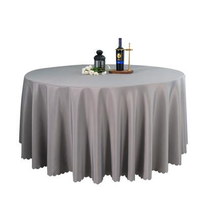 China Wholesale modern tablecloth solid color style wedding birthday party hot sale round tablecloth for sale