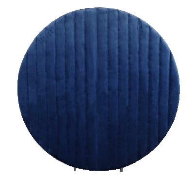 China Portable Customized Wedding Background Decoration Velvet Round Backdrop Frame Wedding Party Background for sale