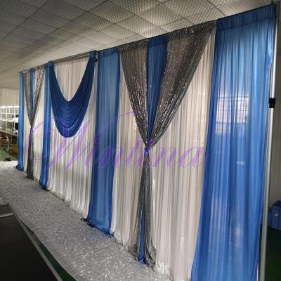 China Wedding/Exhibition/Display/Event Booth/Party/Concert Wintina Pipe and Drape Adjustable Crossbar, Telescopic Aluminum Pole, Wedding Event Backdrop Kit Wedding Decoration Stand for Sale for sale