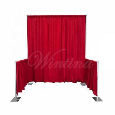 China Wedding/exhibition/display booth stand/event/party/concert booth for wedding stage backdrop or trade show equipment, trade show exhibition booth used Wintina pipe and drapes for the sale for sale