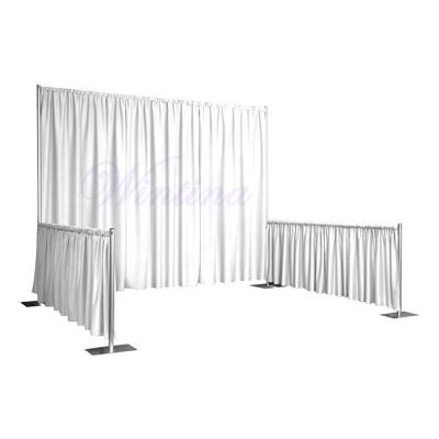 China wedding/exhibition/display booth/event pipe/party event/concert and drape for conference stage decorations background, Wintina aluminum pipe for exhibition booth trade show display for sale