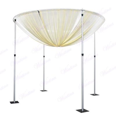 China Wedding booth/exhibition/display/centerpiece /wedding decoration poles event decoration/party wedding/cencort/wedding event backdrop stand,wintina round pipe and drape on sale for sale