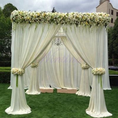 China Wedding/Exhibition/Display/Event Booth/Party/Concert Wintina Cheap Pipe And Drape Aluminum Adjustable Backdrop Kits, Event Pipe And Drape Wedding Stage Backdrop Stands For Sale for sale