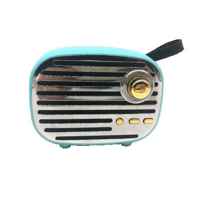 China Mini 300mAh 3W Portable Wireless Custom Radio Bogoodwill FM Cute Speaker With TF Card Function For Promotion for sale