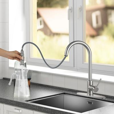 China Sense Faucets Finished Fashion Luxury Design Touchless Faucet Stainless Steel Practical Kitchen for sale