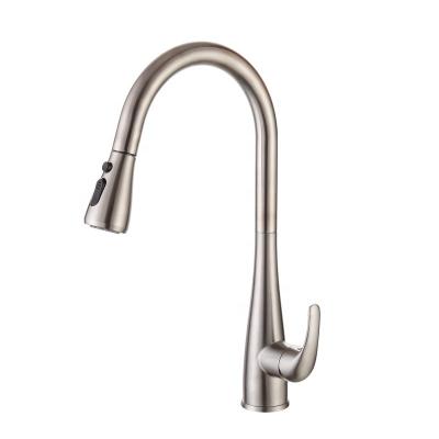 China Pull Out / Down Kitchen Faucet China Factory New Products Pull Out Kitchen Faucet 304 Stainless Steel for sale