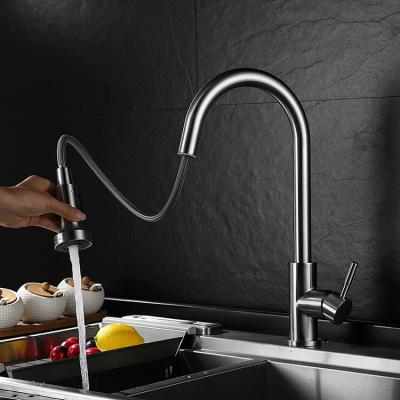 China New High Quality Stainless Steel Durable Pull Out/Down Kitchen Faucet Design Pull Out Kitchen Faucet for sale