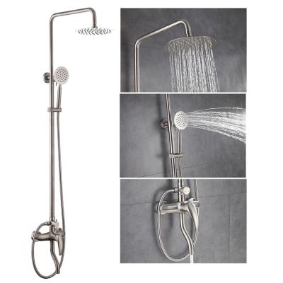 China Without Slide Bar Cheap Price Waterfall Bathroom Faucet High Quality Shower Set For Bathroom for sale